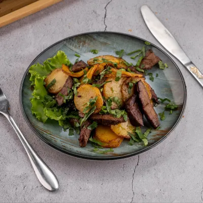 Картофель с мясом 