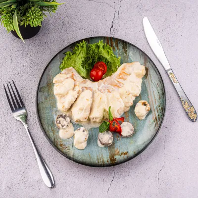 Куриная грудка в сливочном соусе