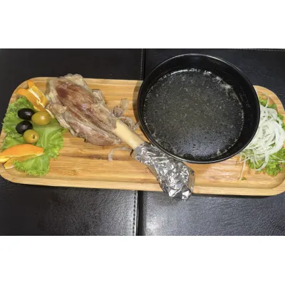 Суп с бараньей ножкой